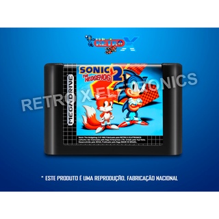 Sonic 2 - COMPLETO MEGA DRIVE | Shopee Brasil