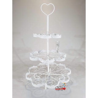 Suporte Para Doces Redondo Vidro 2 Andares Cupcake Bolo