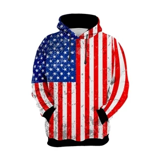 Moletom Bandeira Estados Unidos EUA Vermelho - Full