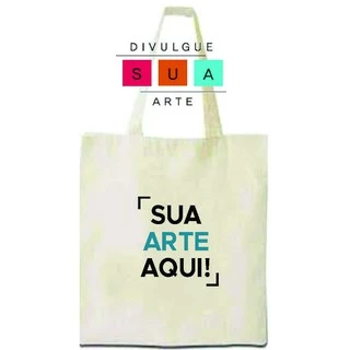 30 Ecobag - Sacola Ecológica - Bolsa de algodão Personalizada 30x40 com sua arte