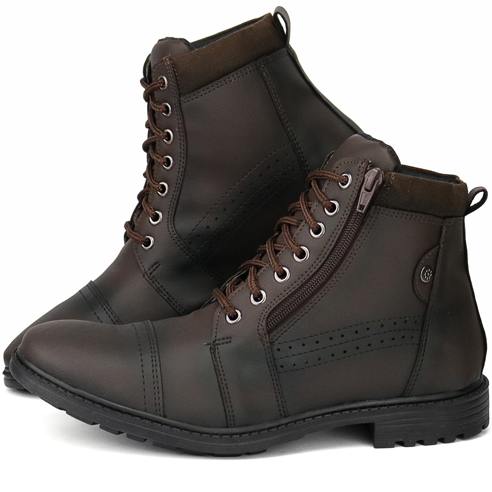 Bota Masculina Coturno Casual Social Homem Shopee Brasil