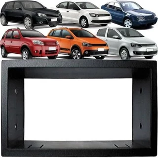 Moldura Dvd 2 Din Golf Fox Crossfox Spacefox Polo Bora