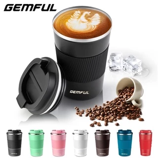 Caneca De Café Gemful 380ml/500ml Garrafa Térmica A Vácuo De Aço Inoxidável Para Carro Copo De Viagem Isolado
