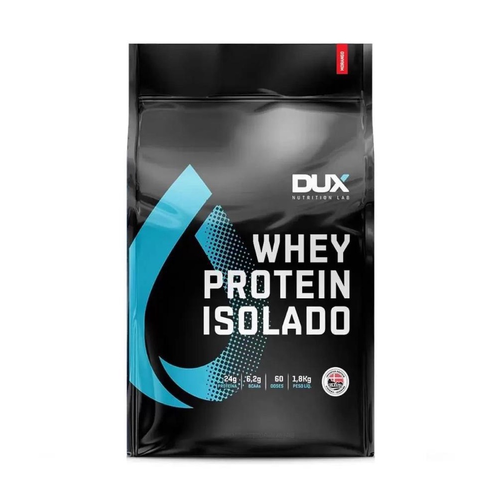 Whey Protein Isolado 1,8Kg Morango – Dux Nutrition