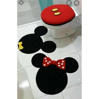 Jogo de banheiro da minie/ mickey