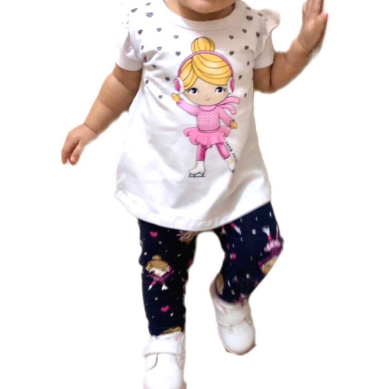 Conjunto de legue e blusa sale infantil