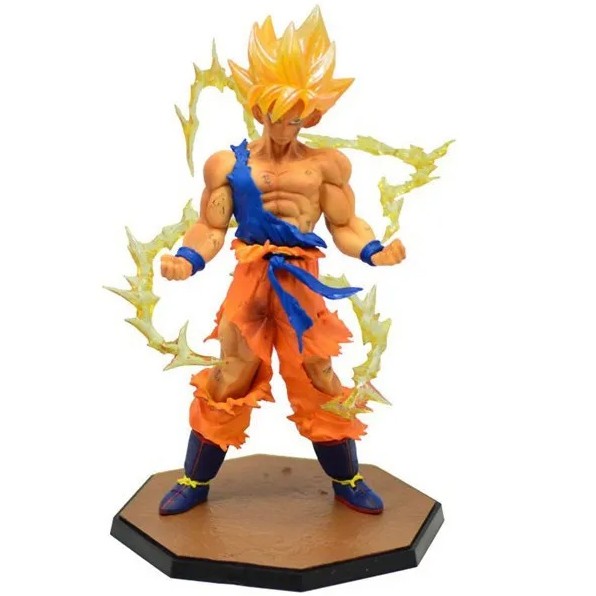 Action Figure Goku Super Saiyan Dragon Ball Z Pronta Entrega