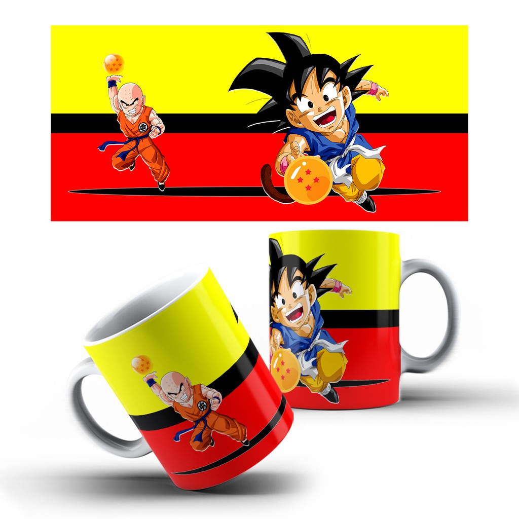 caneca dragão Dragon ball as esferas do dragão