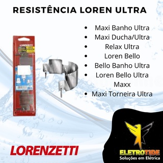 Resistência Loren Ultra - LORENZETTI **ORIGINAL** (maxi banho ultra, maxi ducha ultra, relax ultra, maxi torneira ultra, loren bello/ bello banho ultra/ loren bello ultra maxx)