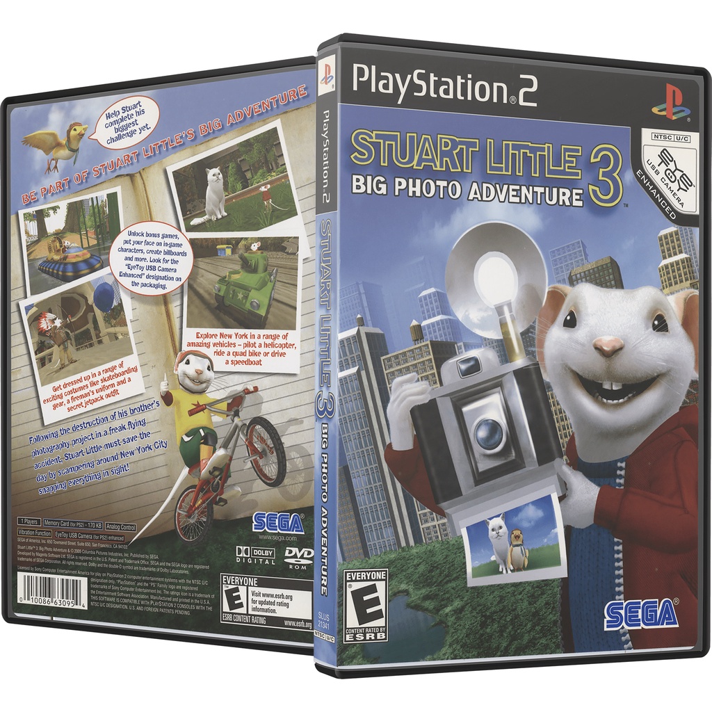 STUART LITTLE 3 BIG PHOTO ADVENTURE - O JOGO DE PS2 (PT-BR) 