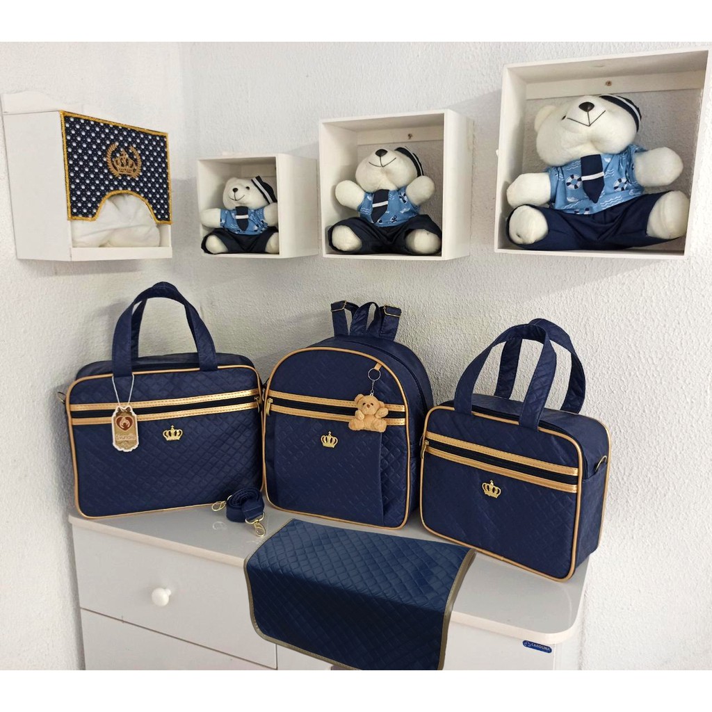 Kit Bolsa Maternidade com Mochila Menino/Menina de Qualidade Impermeáveis Super Promoção