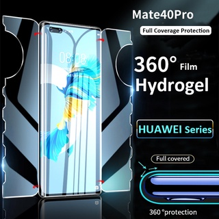 360 ° Filme Hidrogel De Cobertura Total Para Huawei P50 P40 P30 Pro Mate 30 40 Honor 70 60 50 Protetor De Tela TPU À Prova De Choque