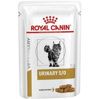Ração Úmida Sachê Royal Canin Veterinary Urinary S/O Gatos Adultos 85g