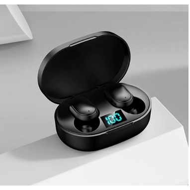 Fone De Ouvido Sem Fio E6s Bluetooth 5.0 Tws Preto