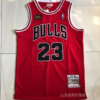mRX6 10 Estilos Versão premium Camisa N-BA Chicago Bulls 23 # Michael Vermelho 97-98 De Basquete