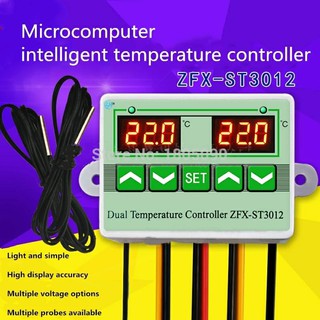Termostato Controlador de temperatura Duplo para Chocadeiras , Geladeira , Geladeira Cervejeira Etc...