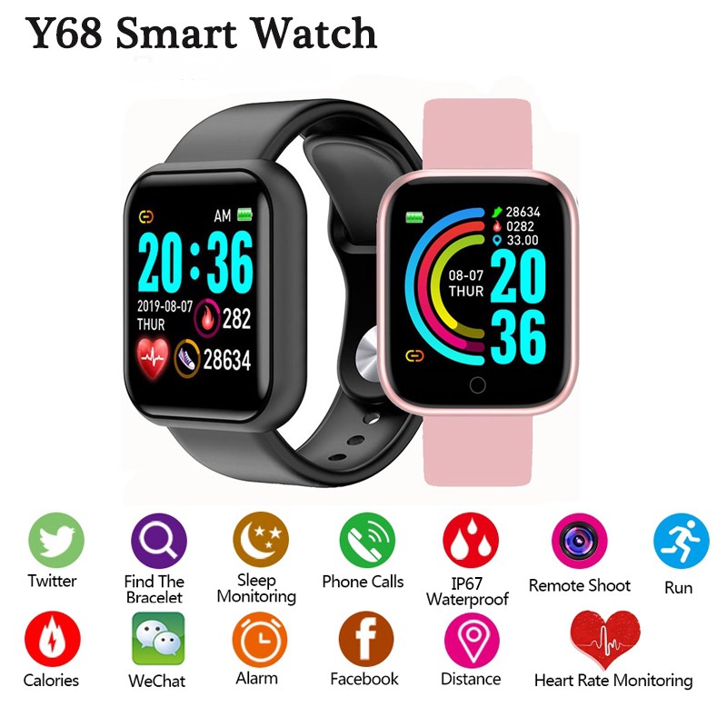 Relogio inteligente M6 Smart watch Brasil bluetooh android iphone ios touch  Notificação whats Facebook Fit pro aplicativo - Escorrega o Preço