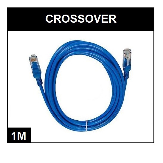 Cabo de Rede Cat5e 1 Metro 1m Tv Roteador Modem Computador Game Crossover Shopee Brasil
