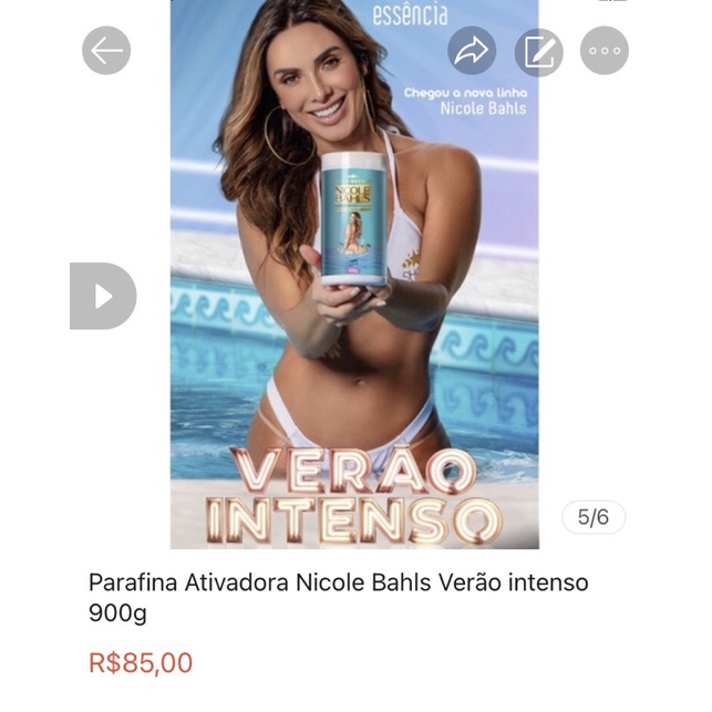 PARAFINA VERÃO INTENSO NICOLE BAHLS 900g. SHOW BRONZE | Shopee Brasil