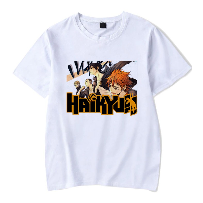 Camiseta masculina Haikyu Volei Anime Arte Desenho Camisa Blusa Branca  Estampada em Promoção na Americanas