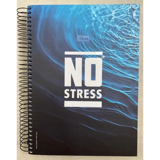 Caderno Universitário [capa dura] 10M NO STRESS 200fls – Tilibra