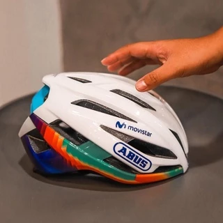 ABUS Capacete de segurança para ciclismo de tamanho ajustável, capacetes masculinos e femininos para ciclistas de estrada