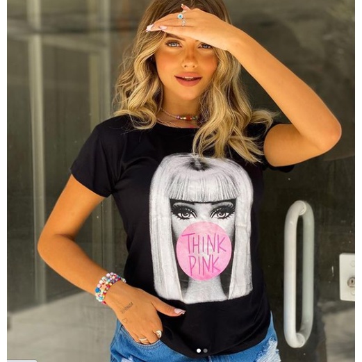 Camiseta Barbie T-shirt Camisa Feminina Adulto 100% Algodão - J.A DRESS  WELL - Camiseta Feminina - Magazine Luiza