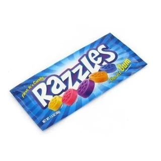 Razzles Original Candy & Gum - Balas/Chicletes de frutas 40g
