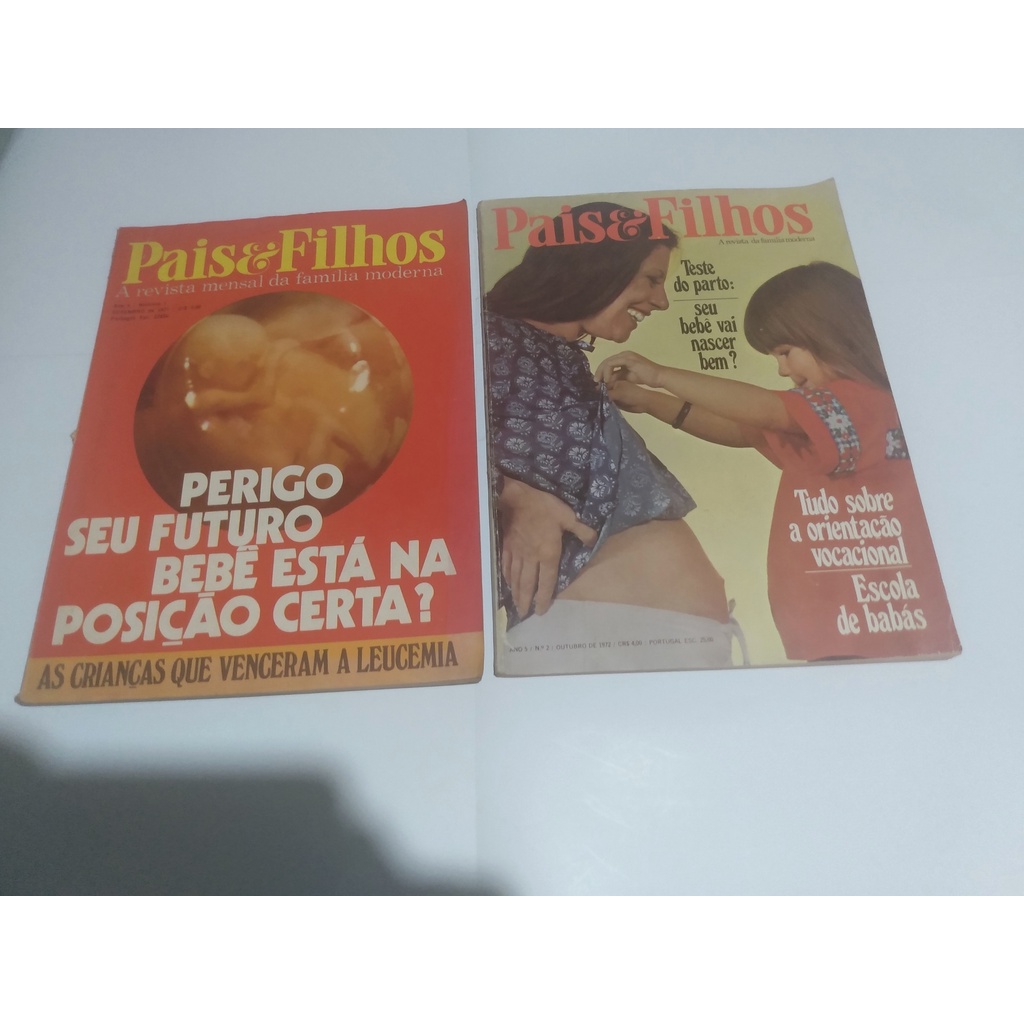 Revista Pais E Filhos 1969 1970 1971 1972 e 1973