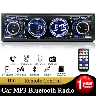 SINOVCLE Rádio Carro Áudio 1din Bluetooth Estéreo MP3 Player FM Receptor 60Wx4 Suporte Carregamento Telefônico Cartão AUX/USB/TF Em Da