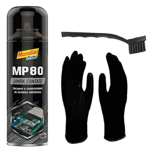 KIT PARA MANUTENÇÃO INFORMÁTICA COM ESCOVA Anti Estatica + LUVA + LIMPA CONTATO + PULSEIRA ESD