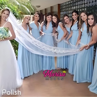 Vestido para madrinha de best sale casamento na cor azul