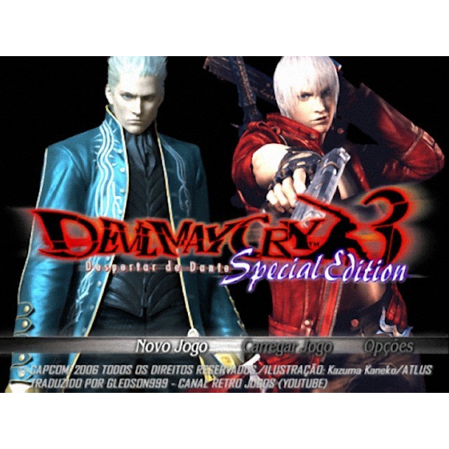 Devil May Cry 3 Special Edition Traduzido PT-BR - PS2 Rip 