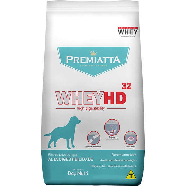 Ração Premiatta WHEY HD 6kg Alta Digestibilidade para Cães Filhotes