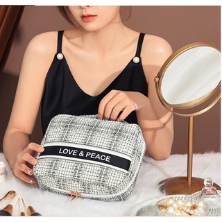 Bolsa portátil de armazenamento de maquiagem à prova de poeira ANJGG