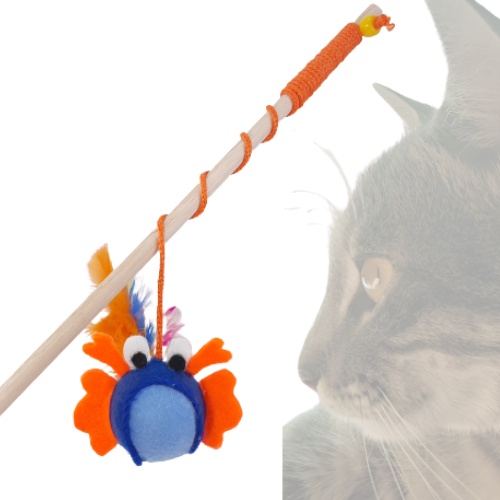 Brinquedo para gato vareta siri com 1 unid.