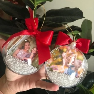 1 Bolinha de natal personalizada com foto, mensagem, nome, imagem, meme ou o que sua imaginação permitir