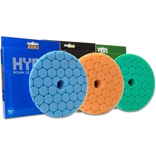 Kit Boinas De Espuma Hyper 5" (Corte-Refino-Lustro) KERS