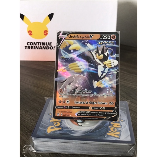 Deck Pokémon Lutador c/ Urshifu V Pronto para Jogar