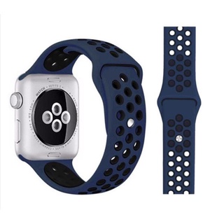 Bracelete Relógio Apple Watch Silicone Saffiano K 38 40Mm