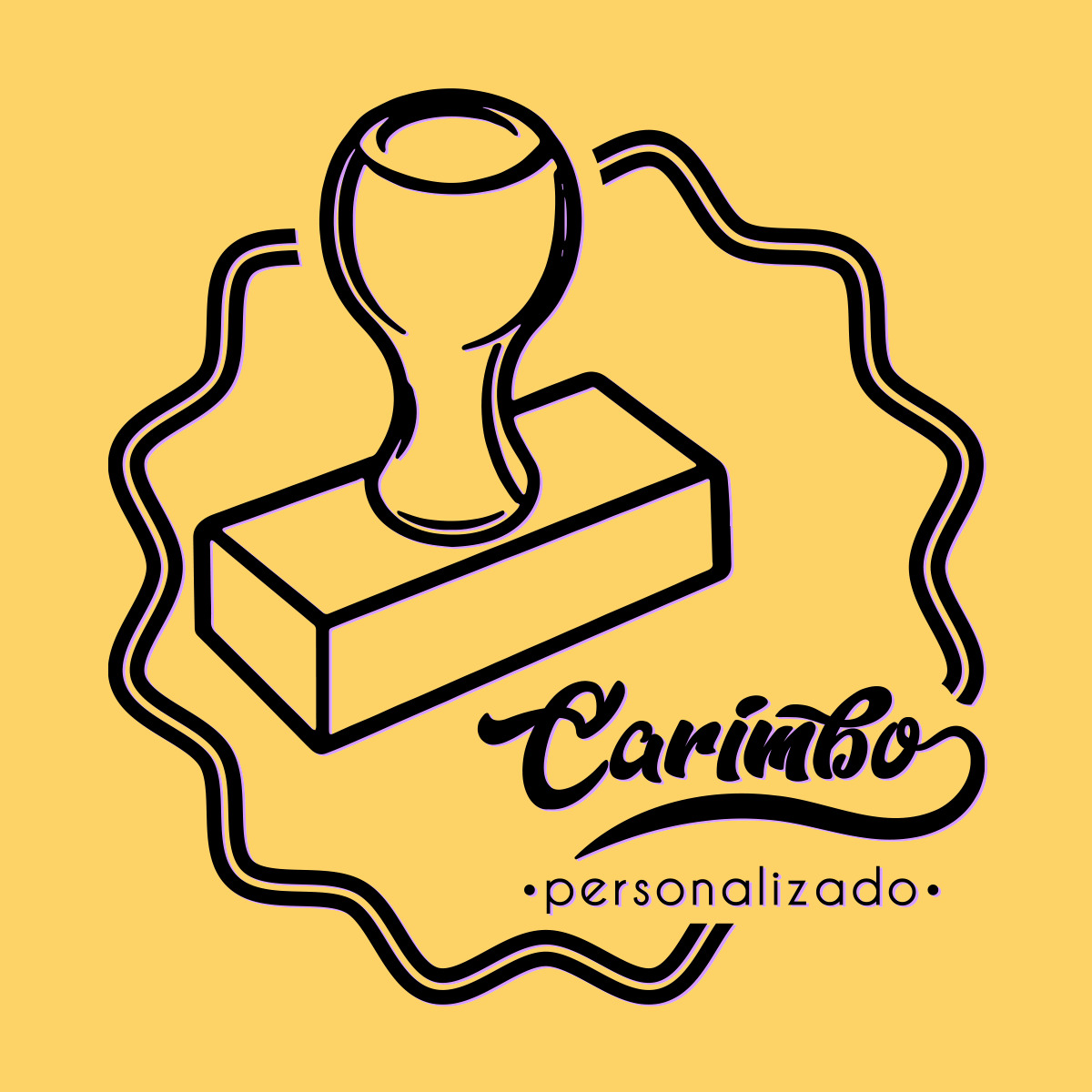 Comprar Carimbo em Madeira 1 cm - de R$16,15 a R$21,85 - Carimbos