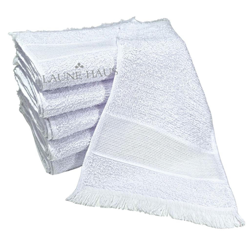 Kit 50 Toalhinhas Mao Social,artesanato Boca Atacado Brancas