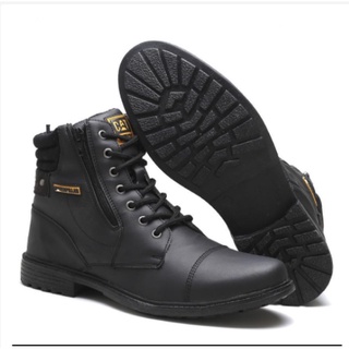 Bota caterpillar em couro cheap