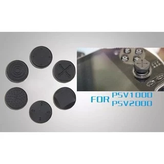 06 Grips Protetores Analógicos Ps Vita Sony 6 Peças - Aleatório