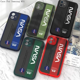 Samsung Galaxy M52 M51 M32 M31 M21 M20 M12 M10 M11 M30S M62 F62 5G Para Capinha De Celular AIR NASA LOGO