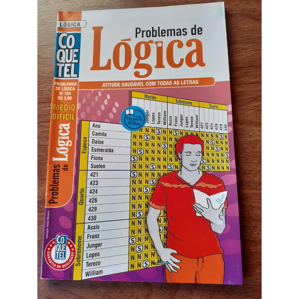 Kit coquetel - Problemas de Lógica edição 36 e 37