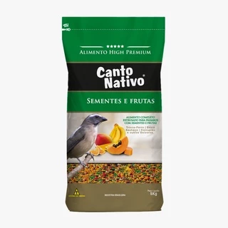 Ração Para Trinca Ferro, Canto Nativo Sementes E Frutas 5kg - Minas Nutri