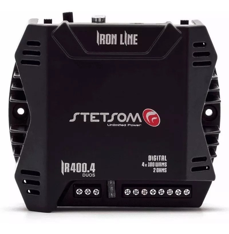 Ampli Car Audio 400W RMS A 2 Ohm Amplificatore Stetsom IR400.4 Iron ...