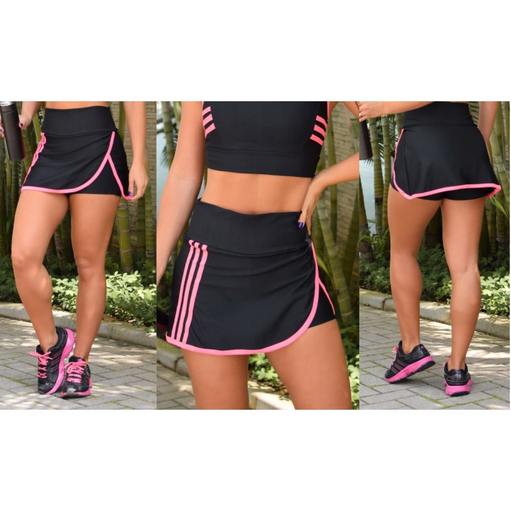 Short saia esportivo store feminino