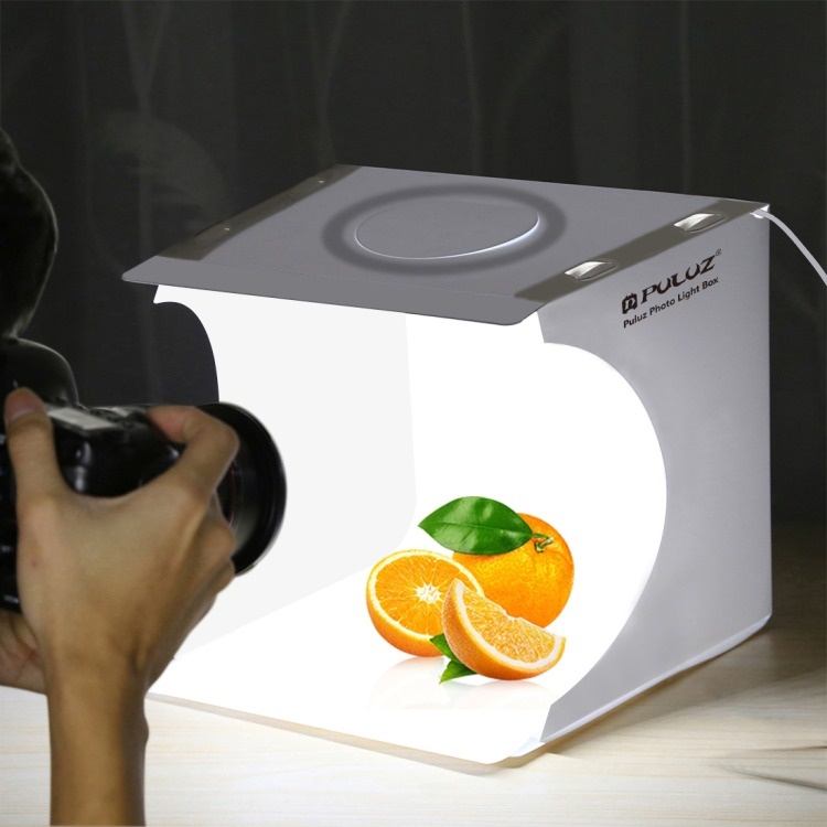 Mini Estúdio Fotográfico Photo Studio Led Usb Portátil 23cm